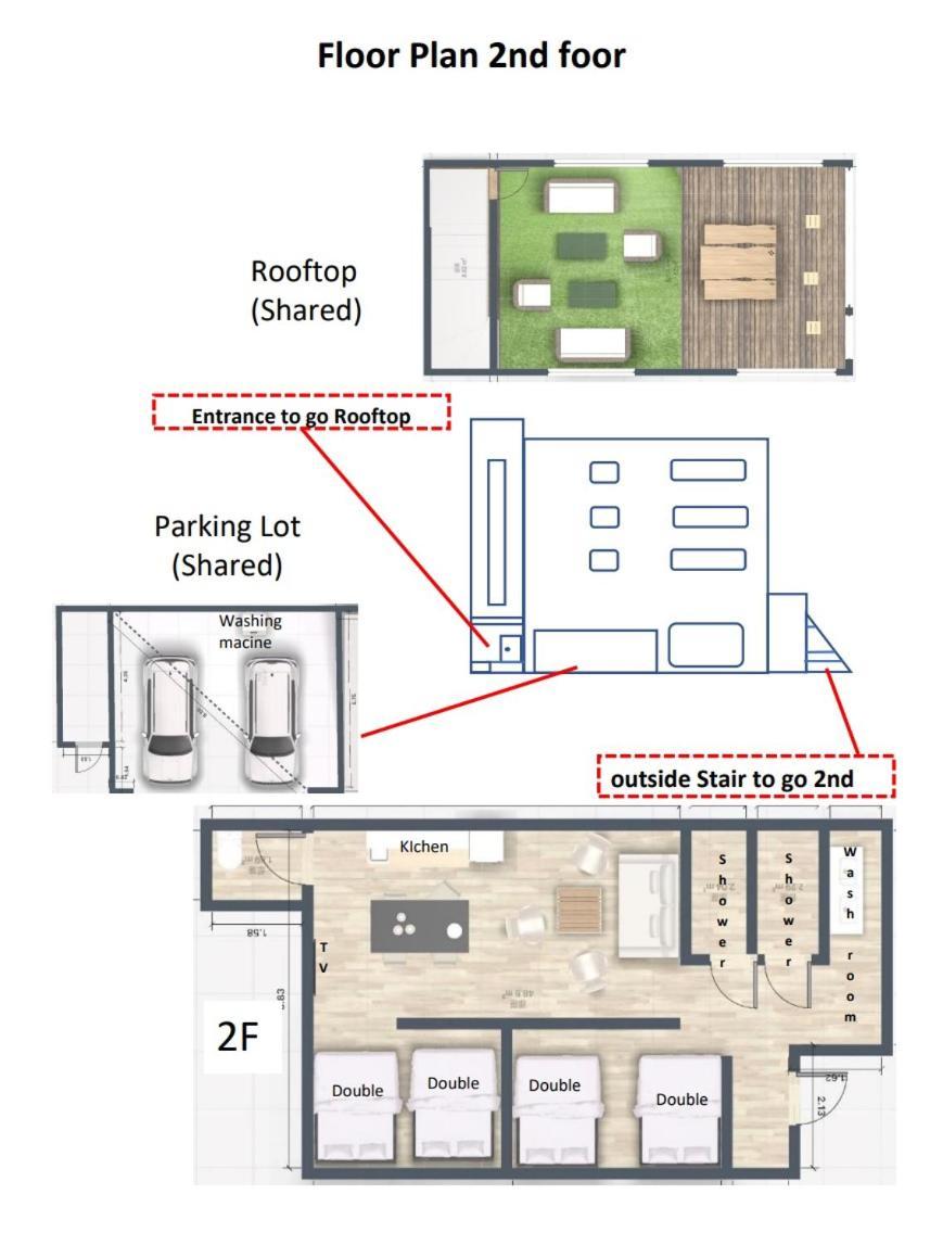 【5/24New Open】浅草徒歩3分/Max9名/無料駐車場/渋谷直通 Apartamento Tóquio Exterior foto